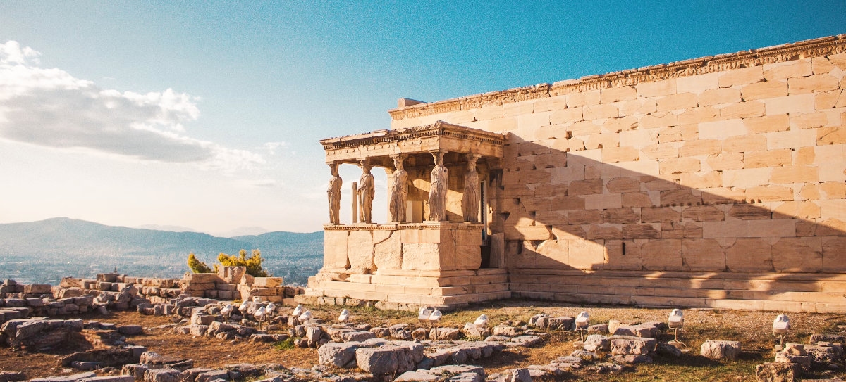 illustration d'un temple grec